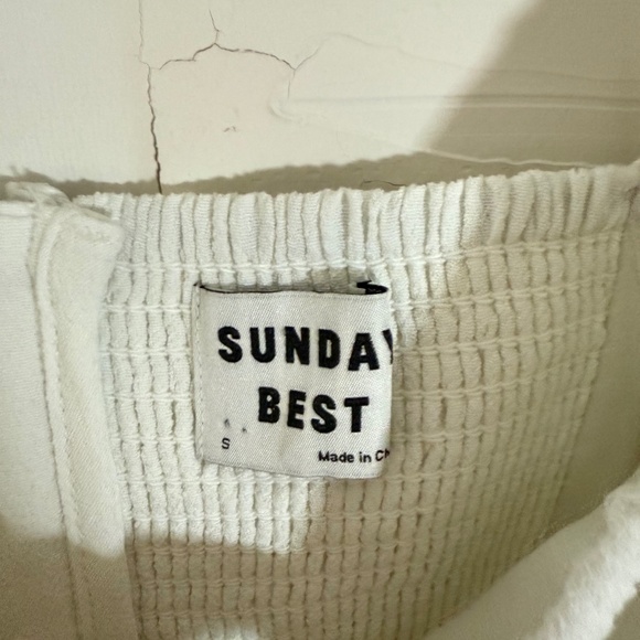 Aritzia | Sunday Best Darcy Top | Size Small | White - Picture 6 of 6